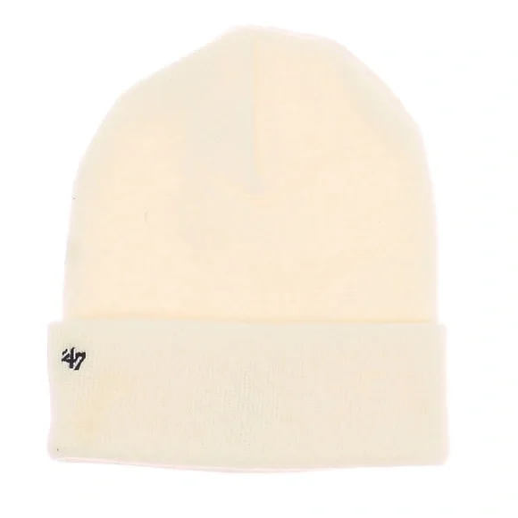 NWT Madhappy x Yankees '47 Knit Beanie- Cream - Picture 2 of 6